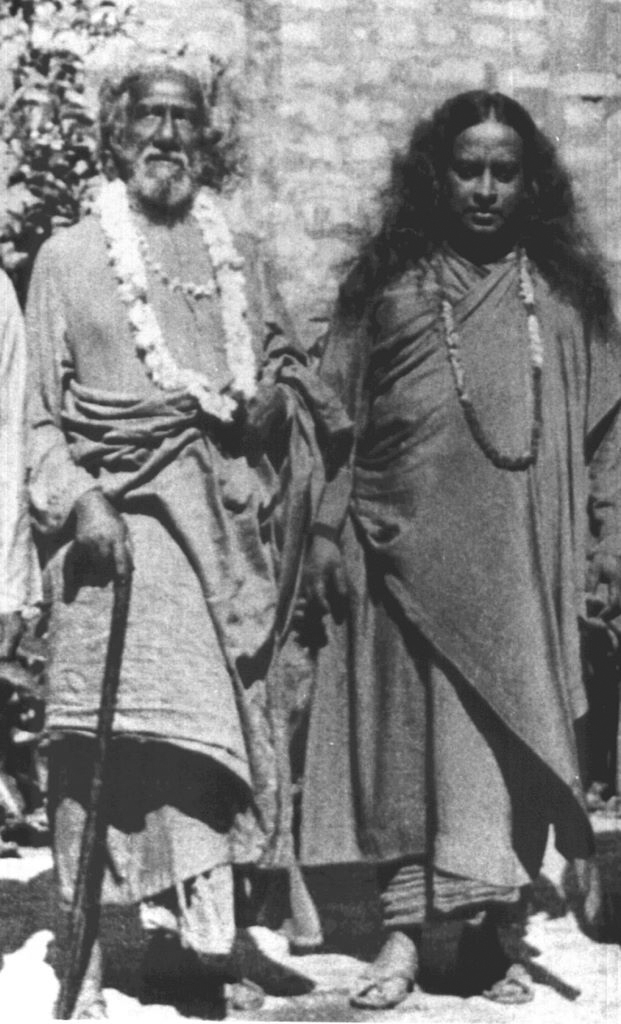 Swami Sri Yukteswar and Paramahansa Yogananda,
	Calcutta, 1935